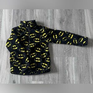 H&M Black and Yellow Batman Fleece Jacket